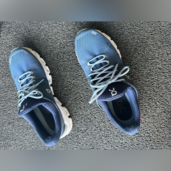 On Running Blue Sneakers size 10.5 - Picture 5 of 10